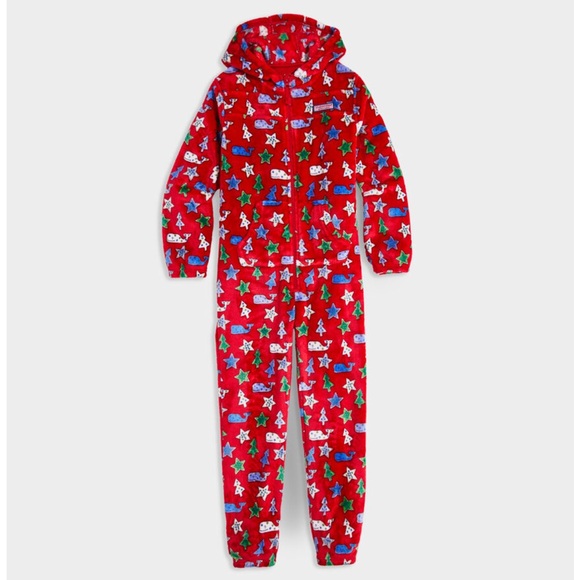 Vineyard Vines size L (16) High-Pile One-Piece pajamas- EUC - Picture 5 of 5
